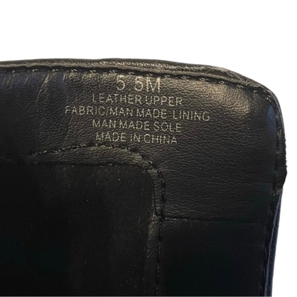 GIANNI BINI Black Ankle Strap Stiletto Heel Booties Women’s Size 5.5 - Picture 8 of 12